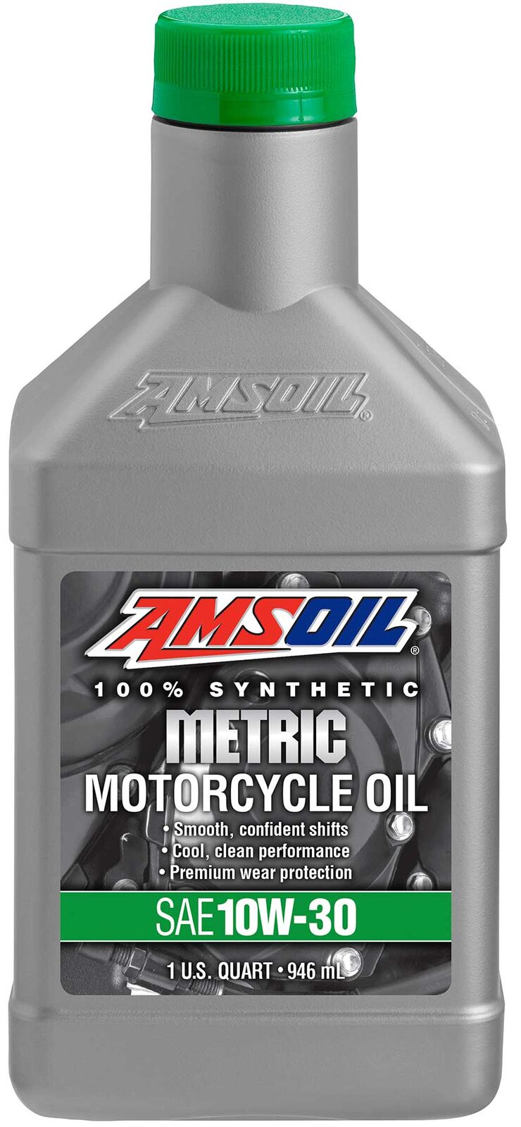AMSOIL 10W-30 100% Synthetic Metric Motorcycle Oil