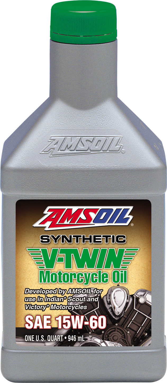 AMSOIL 15W-60 100% Synthetic V-Twin Motorcycle Oil