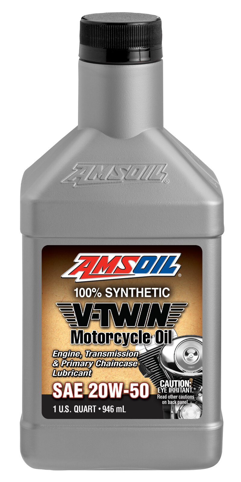 AMSOIL 20W-50 100% Synthetic V-Twin Motorcycle Oil