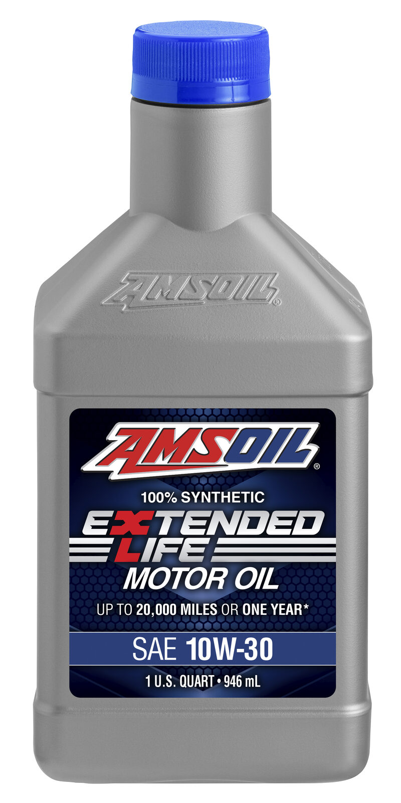 AMSOIL Extended-Life 10W-30 100% Synthetic Motor Oil Quart