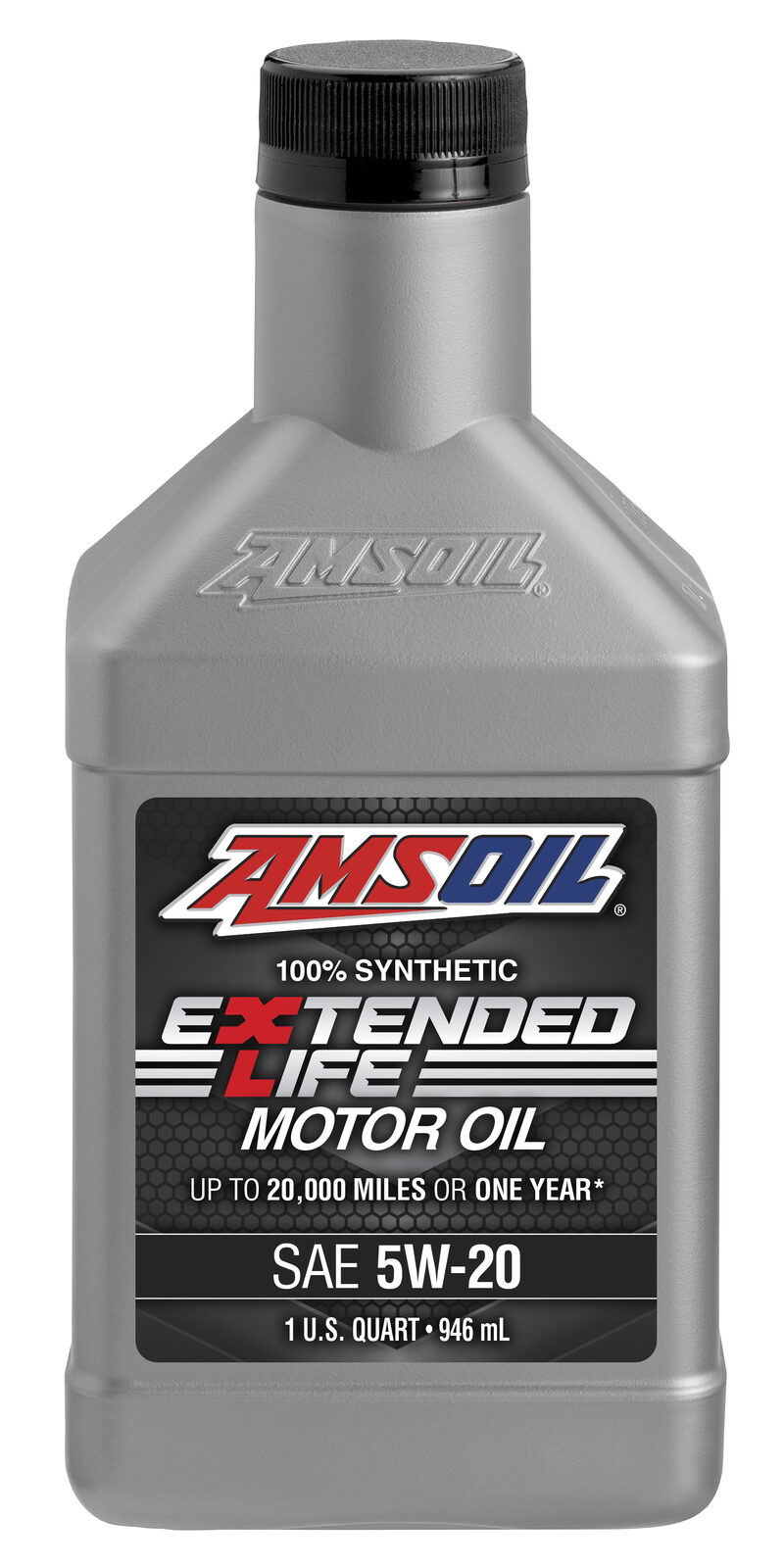 AMSOIL Extended-Life 5W-20 100% Synthetic Motor Oil Quart