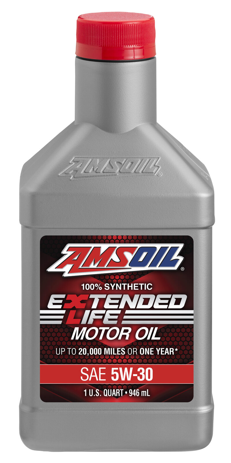 AMSOIL Extended-Life 5W-30 100% Synthetic Motor Oil Quart