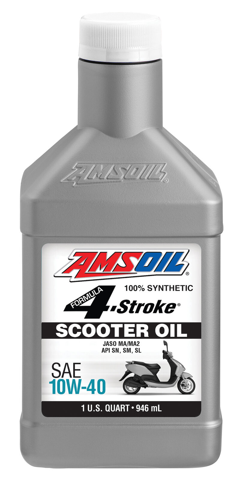 AMSOIL Formula 4-Stroke® 100% Synthetic Scooter Oil