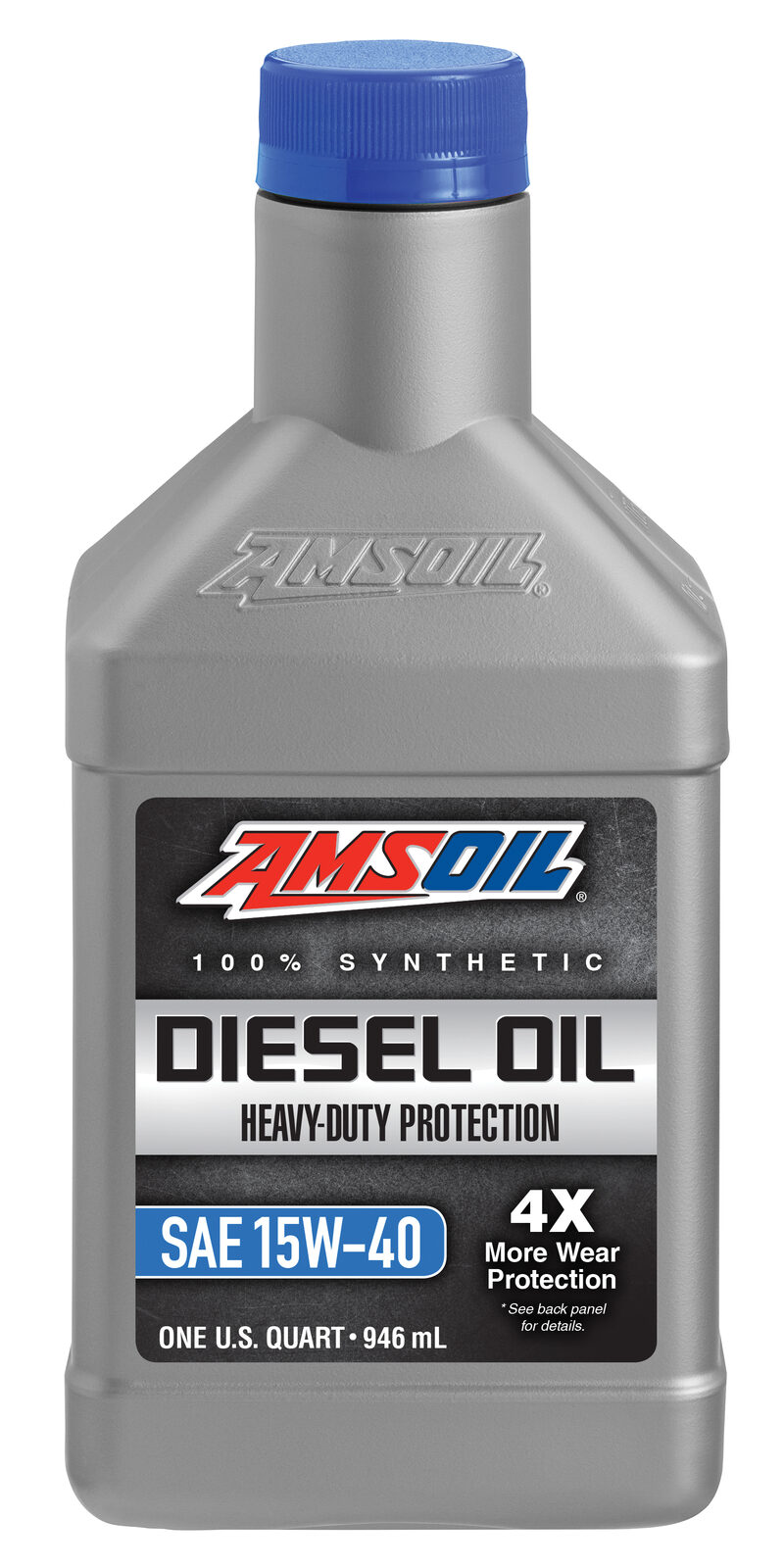AMSOIL 15W-40 Heavy-Duty 100% Synthetic Diesel Oil Quart