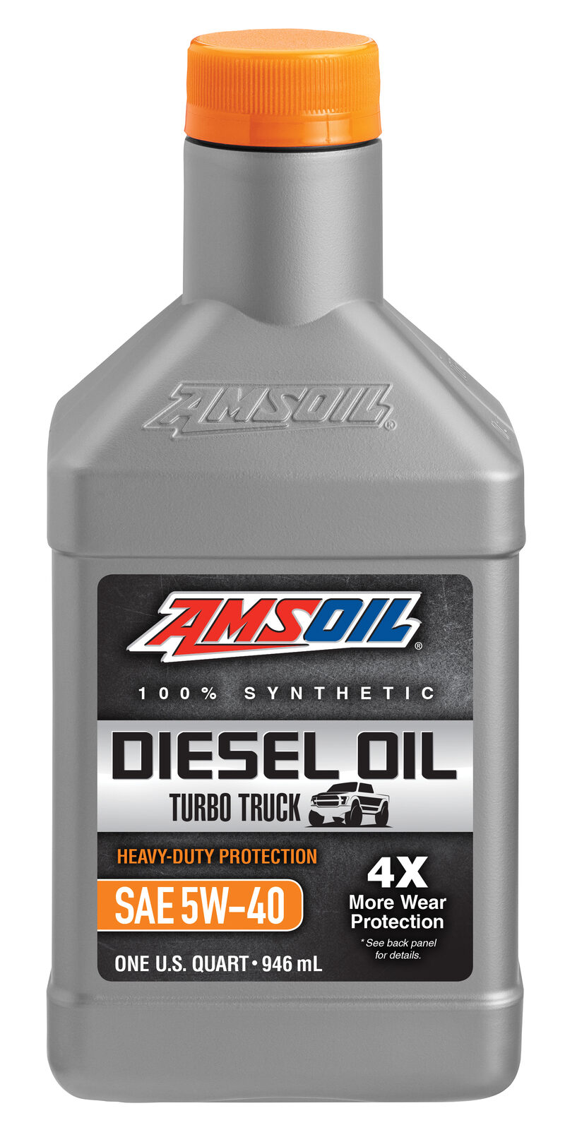 AMSOIL 5W-40 Heavy-Duty 100% Synthetic Diesel Oil Quart