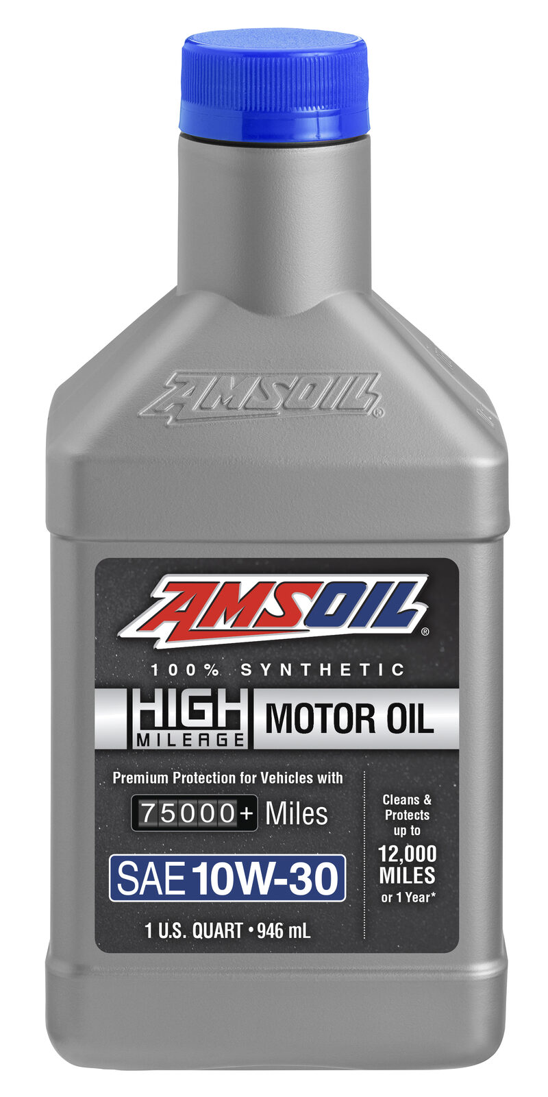 AMSOIL 10W-30 100% Synthetic High-Mileage Motor Oil
