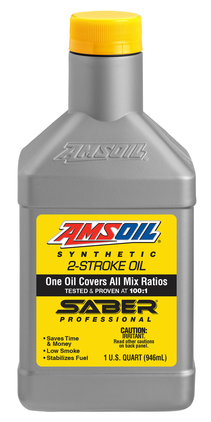 AMSOIL SABER® Professional 100% Synthetic 2-Stroke Oil Quart
