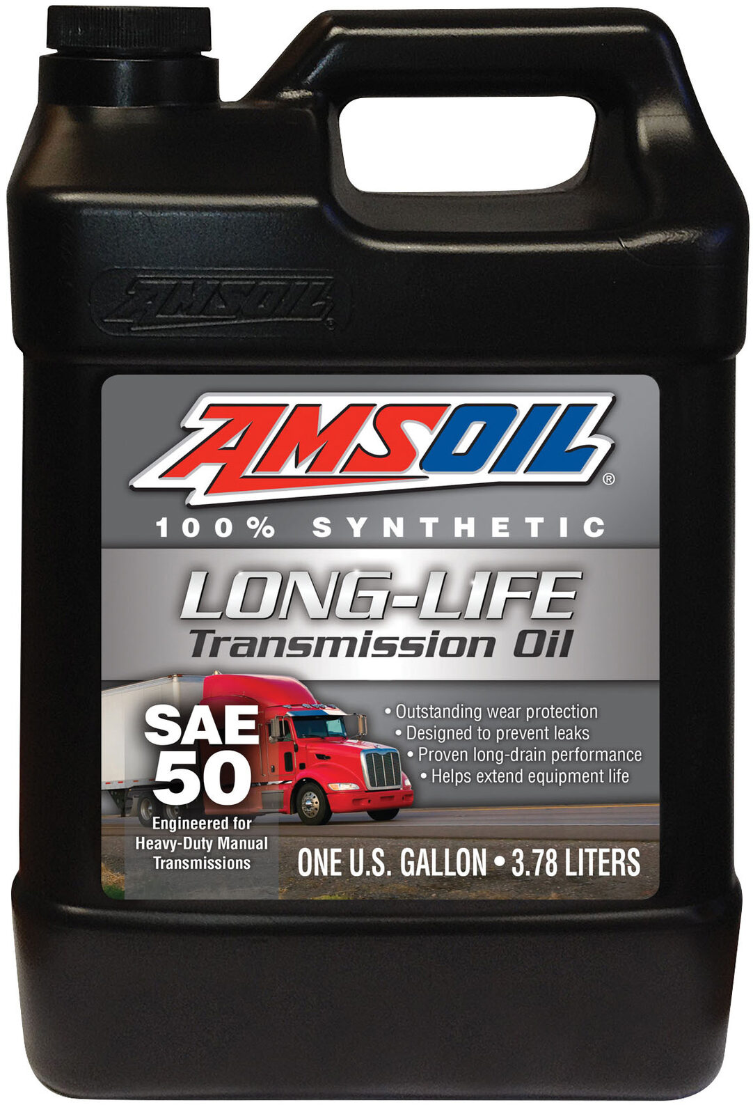 AMSOIL SAE 50 Long Life 100% Synthetic Transmission Oil