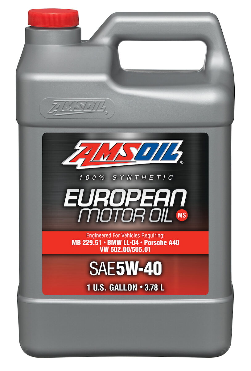 AMSOIL 5W-40 MS 100% Synthetic European Motor Oil Gallon