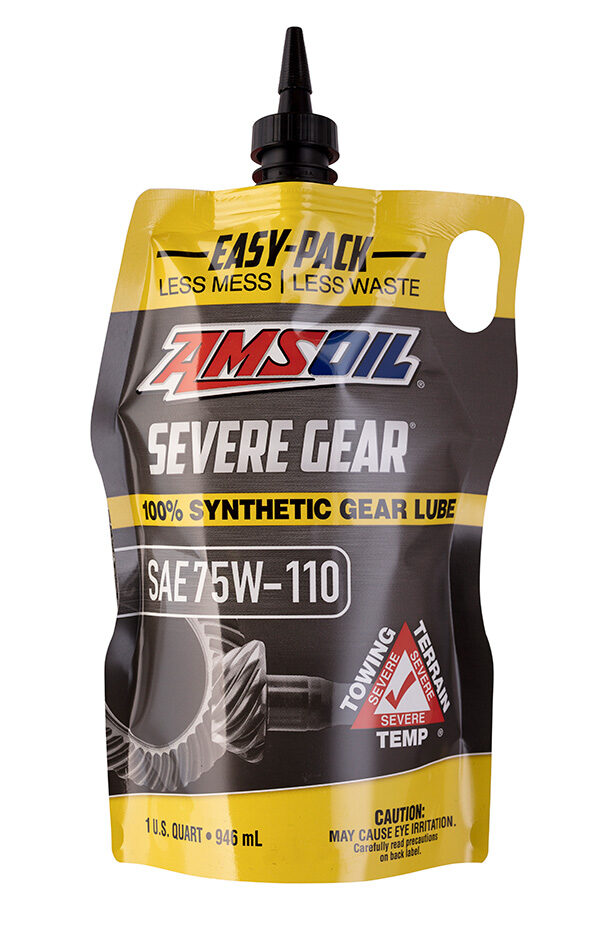 AMSOIL SEVERE GEAR® 75W-110 100% Synthetic Gear Lube Quart Easy Pack