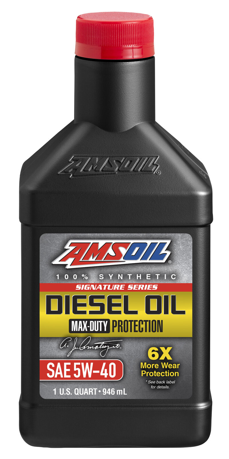 AMSOIL Signature Series 5W-40 100% Synthetic Max-Duty Diesel Oil