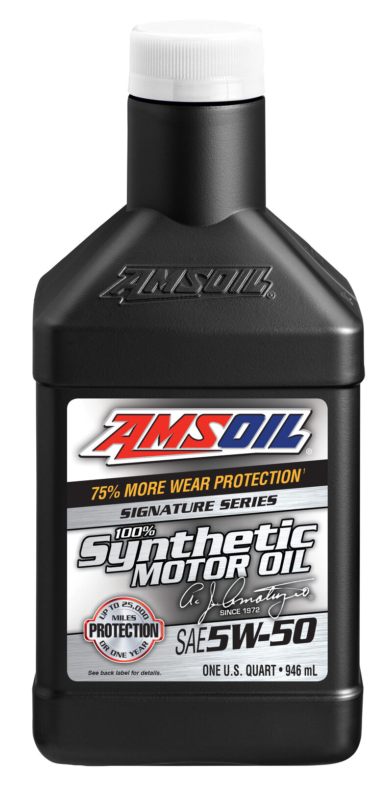 AMSOIL Signature Series 5W-50 100% Synthetic Motor Oil Quart