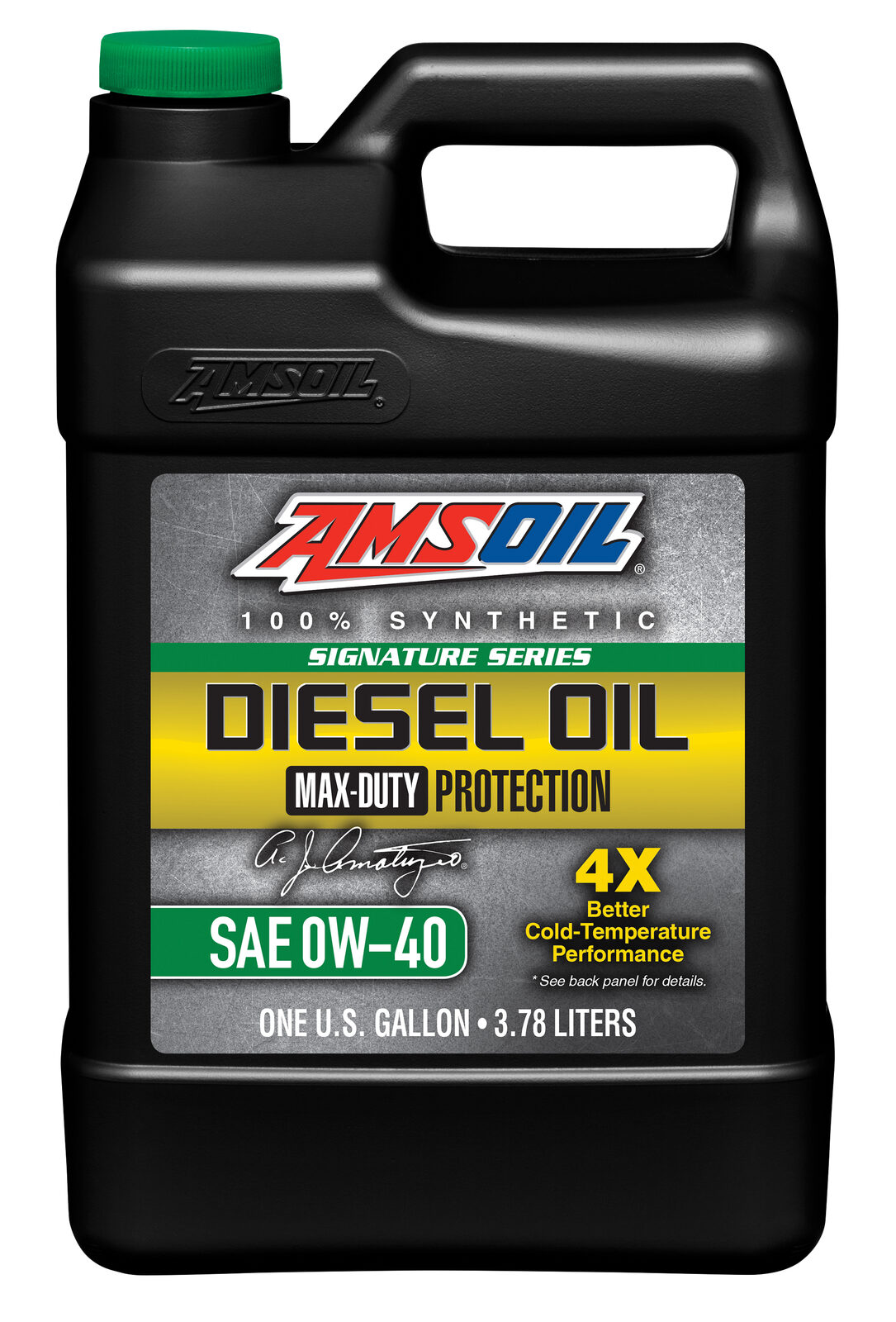AMSOIL Signature Series 0W-40 100% Synthetic Max-Duty Diesel Oil Gallon