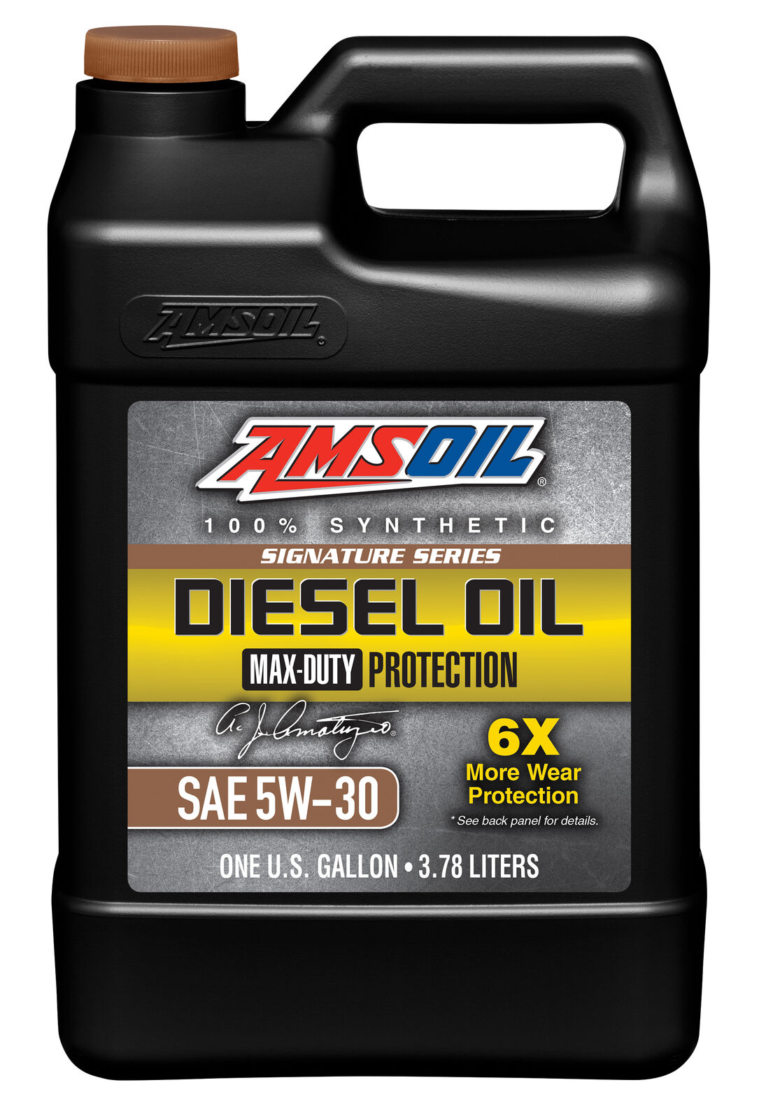 AMSOIL Signature Series 5W-30 100% Synthetic Max-Duty Diesel Oil Gallon