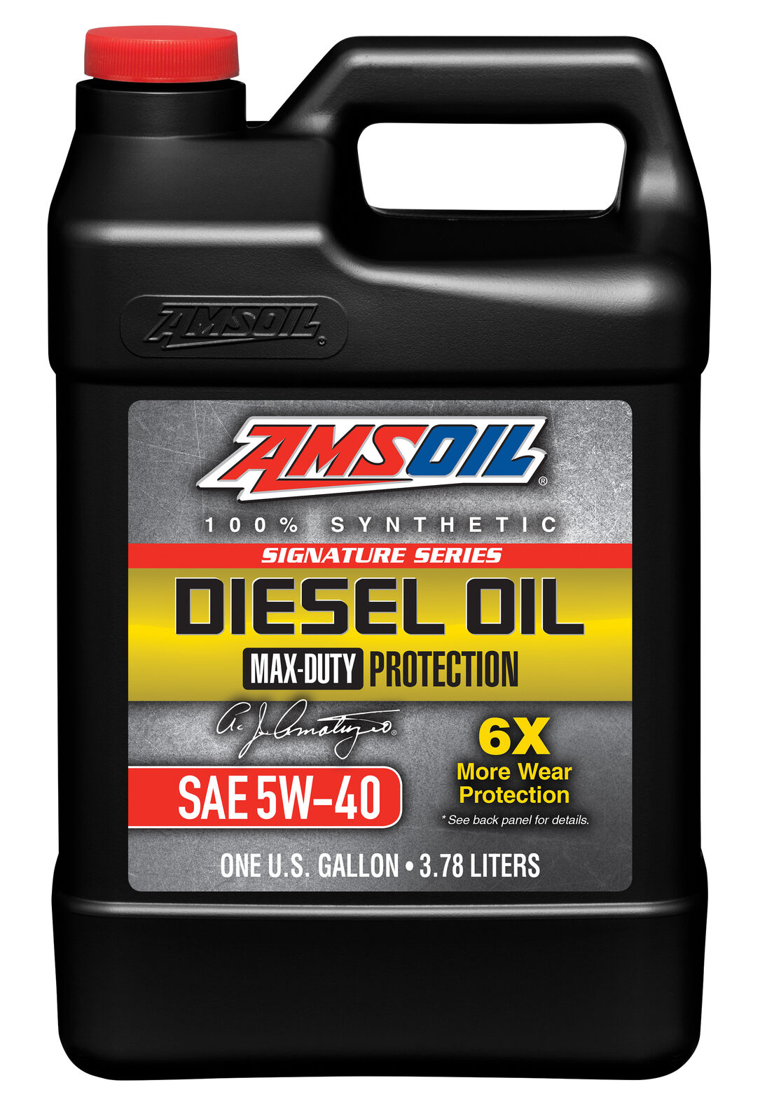 AMSOIL Signature Series 5W-40 100% Synthetic Max-Duty Diesel Oil Gallon