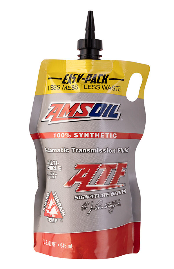 AMSOIL Signature Series Multi-Vehicle 100% Synthetic Automatic Transmission Fluid Quart Easy Pack